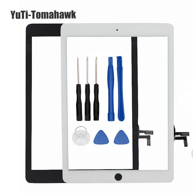 Сенсорный экран HC для iPad Air 1 панель в сборе с кнопкой Home 5 A1474 A1475 A1476 бесплатная