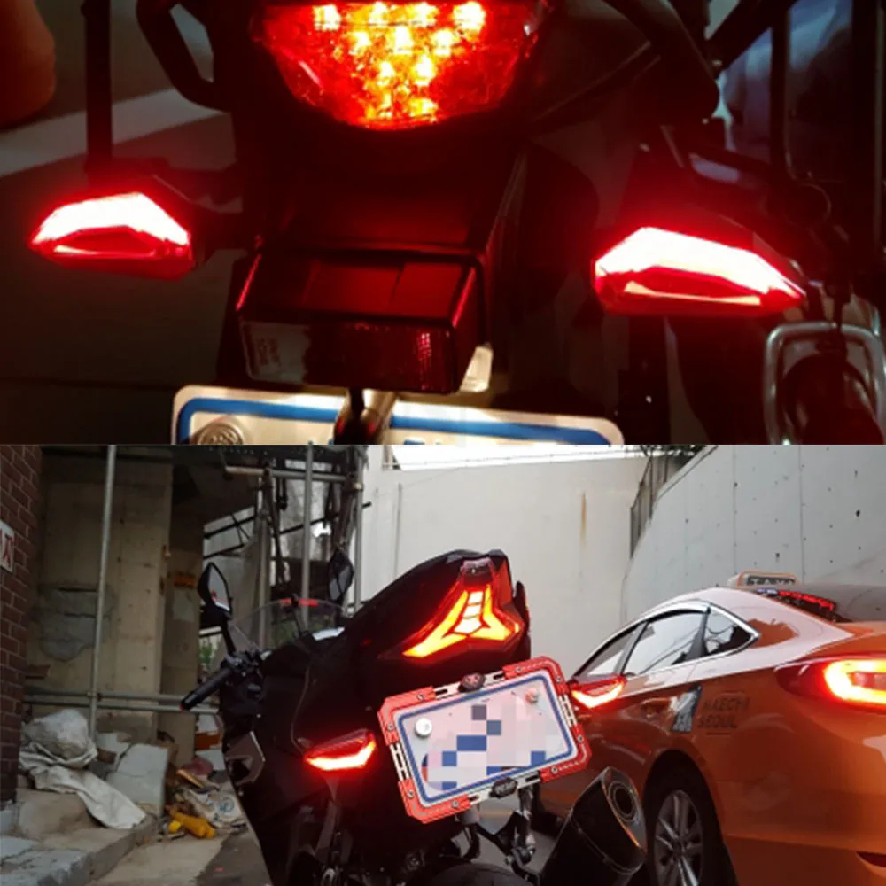 Универсальный указатель поворота для мотоциклов светодиодная вспышка Кавасаки