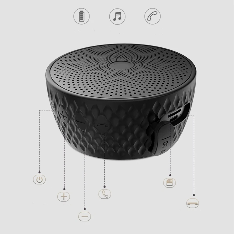 Портативный уличный Душ беспроводной Bluetooth 5 0 стерео динамик Встроенный микрофон