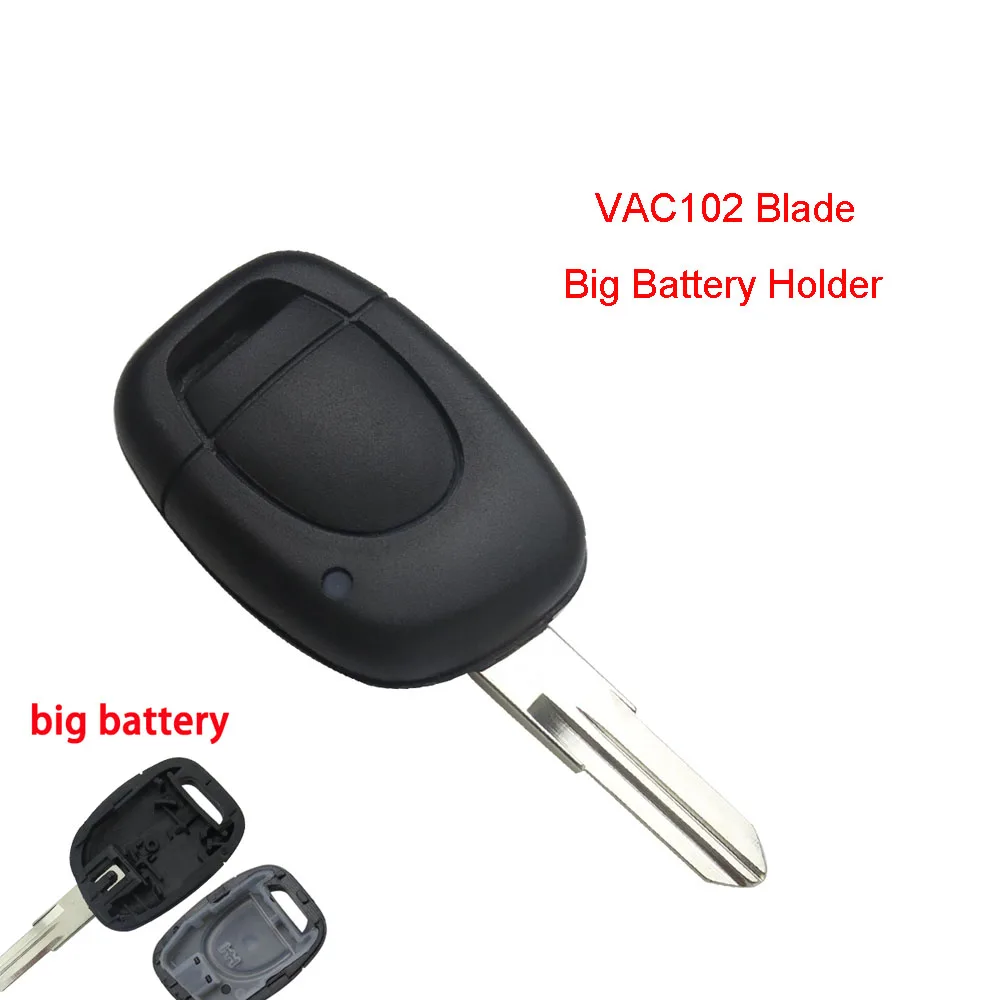 OkeyTech NE73 VAC102 Uncut Blade 1 Button Remote Key Fob Case Replacement Shell For Renault Clio Twingo Megane Scenic Laguna | Автомобили
