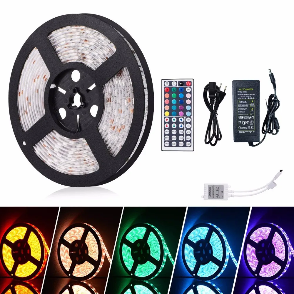 YWXLight 5050 SMD Светодиодная лента 5 м 300 светодиодов RGB светодиоды Диодная гибкий