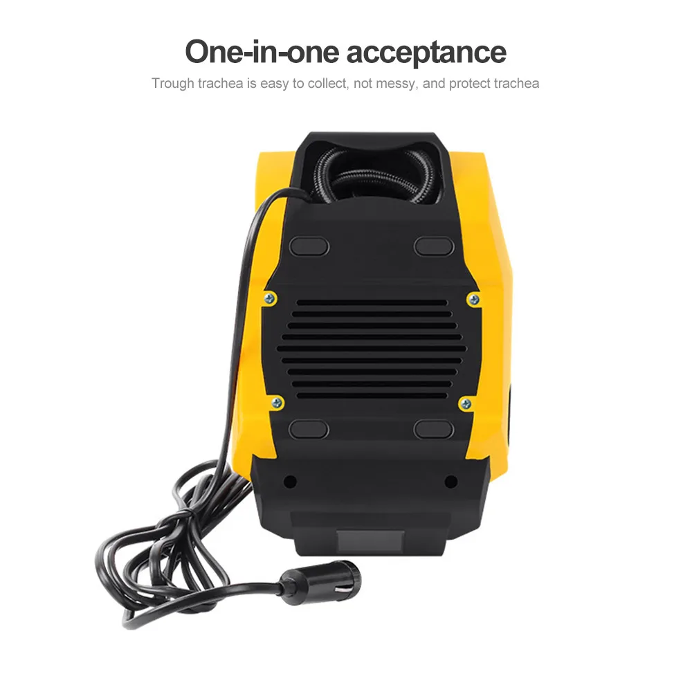 AOSHIKE воздушный компрессор singelcylinder 12V 100W 15A 150PSI металлический автомобиль Inflatabl насос авто шин с прикуривателем
