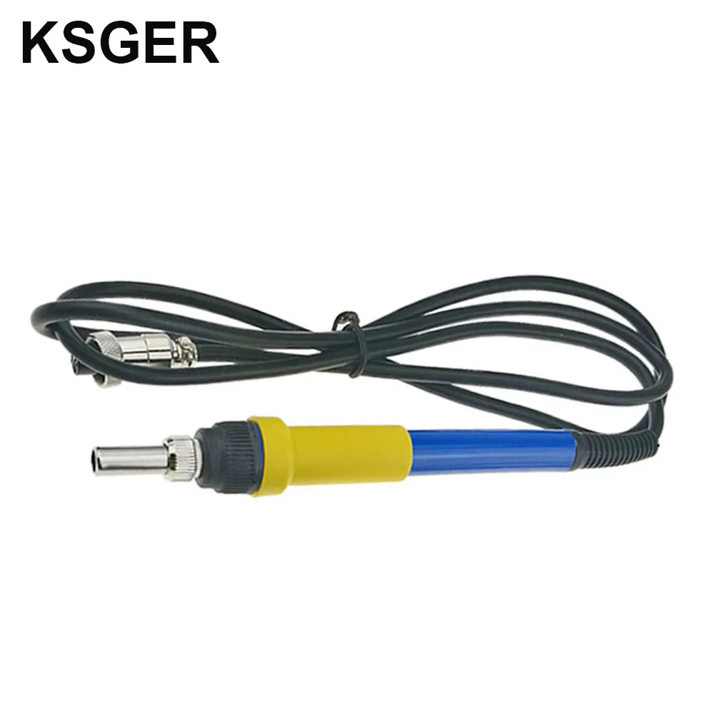 handle 1 KSGER 9501 алюминиевый сплав нержавеющая сталь паяльная ручка паяльник для V2.1S STM32 OLED цифровой контроллер температуры - Цвет: handle 1