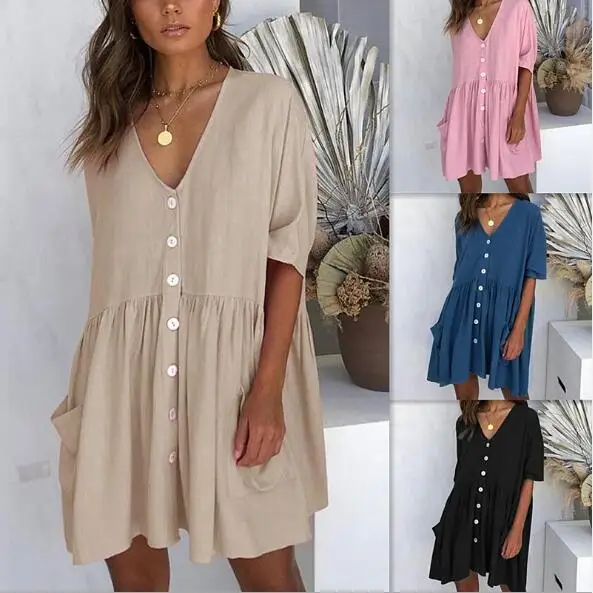 Женская рубашка с длинным рукавом пуговицами и V-образным вырезом топы