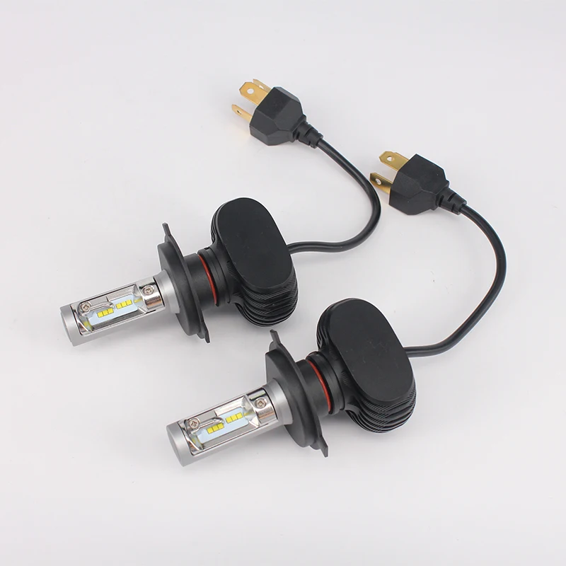 2 шт. Светодиодный точечный светильник CSP для автомобильных фар 50 Вт 8000 лм CREE H4 H7 H11