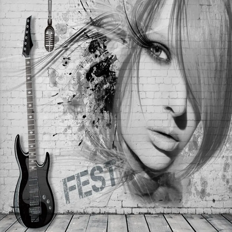 

Dropship Colomac Black And White Wallpaper Fashionable Beauty Photo Wall Mural Custom Modern Wallpaper Papel Decorativo Pared