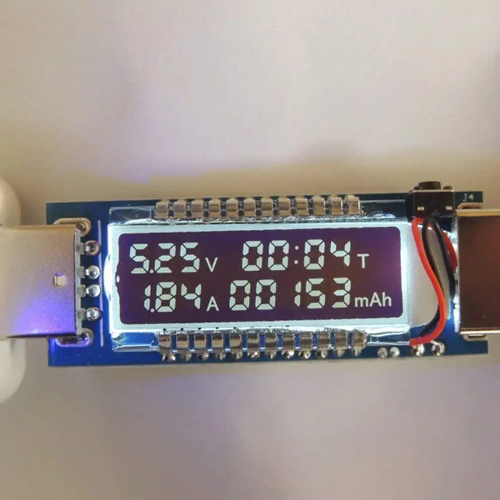 Тестер напряжения USB мощность мониторы мультиметр Ампер Измеритель тока с ЖК-дисплеем для Anker Солнечная Панель зарядное устройство сотовый телефон