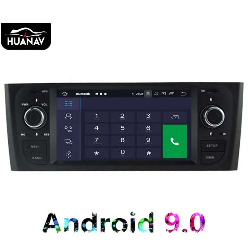 Android 9 0 без DVD Автомобильный Радио плеер GPS навигация для FIAT Punto 2005 2009 Fiat Linea 2007 2011