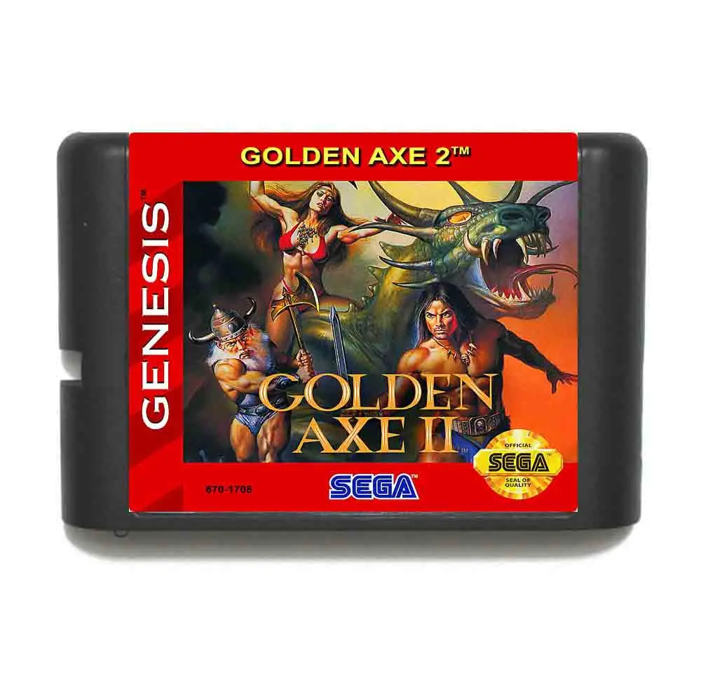 Игровая карта Golden Axe II 16 бит MD с розничной коробкой для Sega Mega Drive Genesis|golden axe|16 bitmd game |