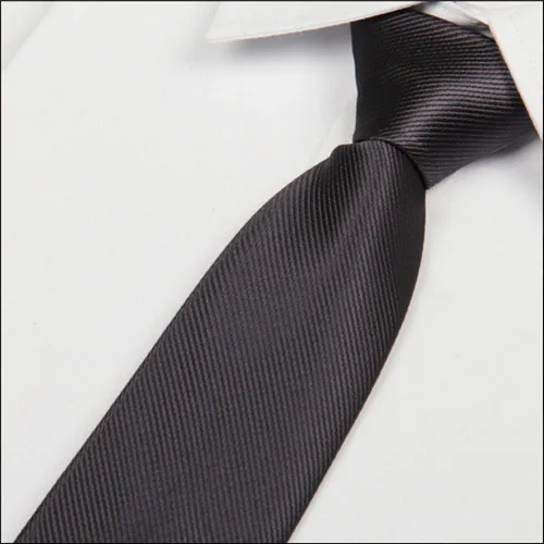 

SHENNAIWEI 2016 new casual men gravatas de seda 8 cm Dark gray tie no minimum order lotes and atacado
