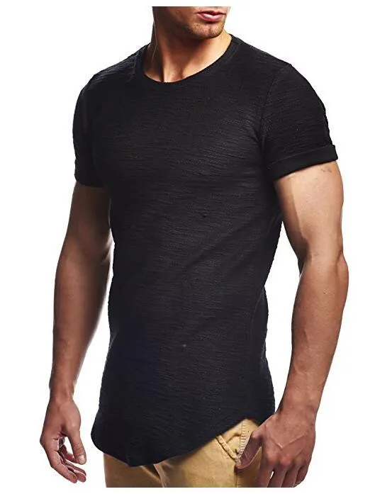 2019 Men Casual Short Sleeve T-Shirt Men's Fitness Cotton Running Shirt Round Neck gym jogging sports T-Shirt
