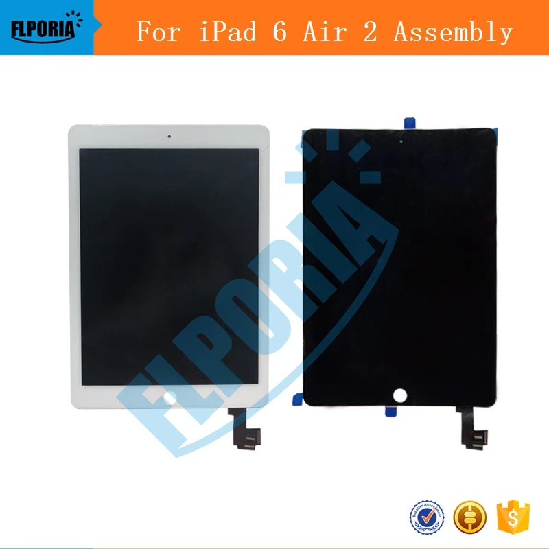 ЖК дигитайзер в сборе для iPad Air 2 дисплей экран A1567 A1566 6 запасные части 2|digitizer ipad