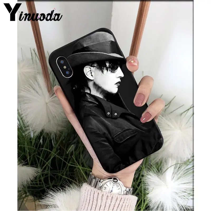 A5 Yinuoda Мэрилин Мэнсон DIY печать рисунок чехол для телефона оболочка для Apple iPhone 8 7 6 6S Plus X XS MAX 5 5S SE XR чехол - Цвет: A5