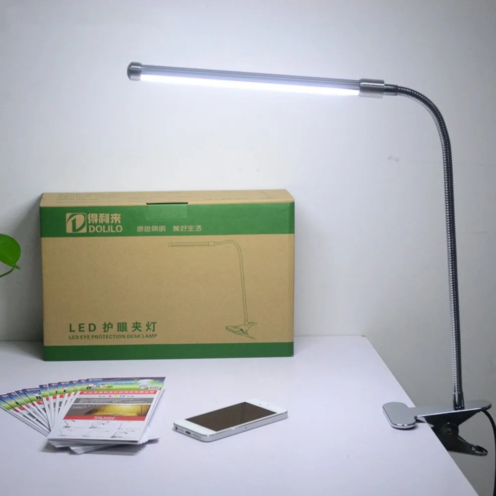 Фото High Qaulity Desk Lamp Clip Light Bedside Dormitory Eye Study Protection Освещение High Qaulity Desk Lamp Clip Light Bedside Dormitory Eye Study Protection Освещение