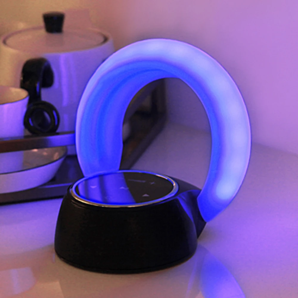 Регулируемый Луна светодиодные лампы Smart Колонки сабвуфер Беспроводной Bluetooth