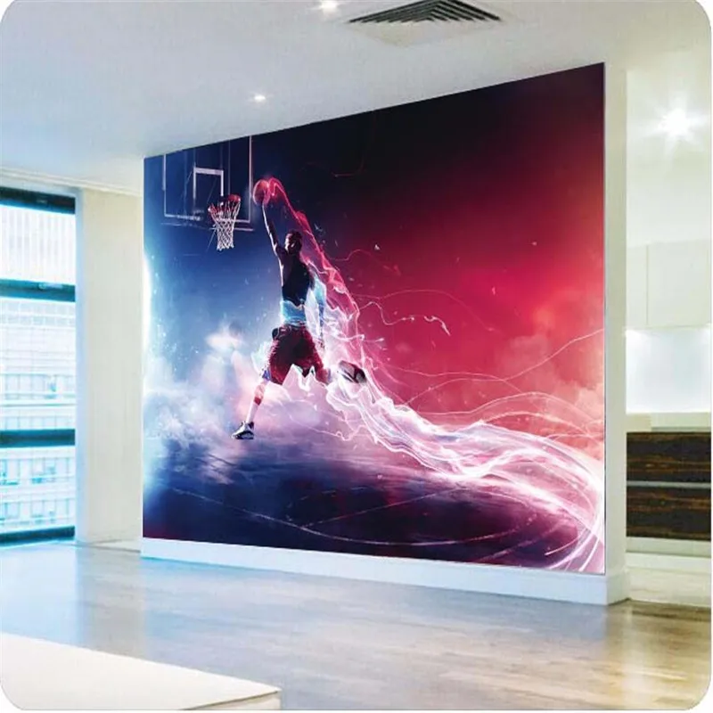 3d обои Форсаж Данк Баскетбол художественная галерея росписи обоев papel де parede