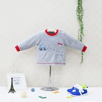little q new style o neck boys blouse newborn long sleeve spring and autumn shirts velour baby clothes kids sleepwear clothing
