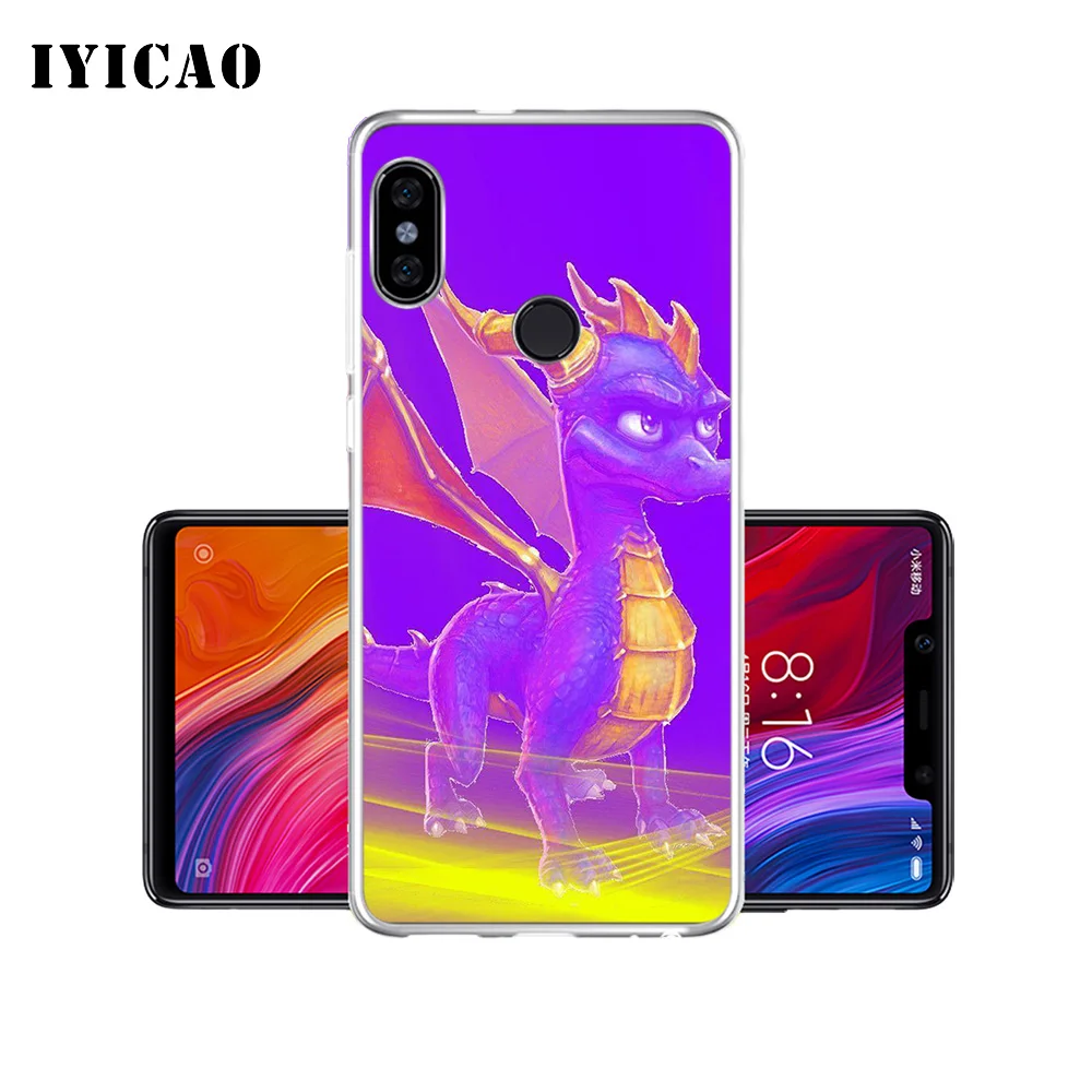 Мягкий силиконовый чехол IYICAO Spyro The Dragon для телефона Xiaomi Mi 9 8 SE 6 A1 A2 Lite F1 MIX2S MIX3 из