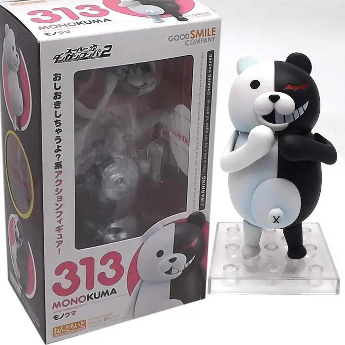 Экшн фигурка Monokuma Super Dangan Ronpa Anime Kumamon из ПВХ коллекционная игрушка 313 # Бесплатная