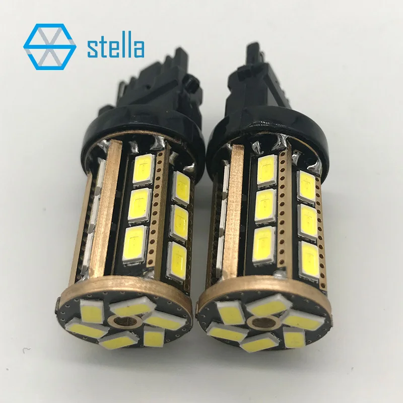 2 шт. T25/3156/P27W Авто супер яркая светодиодная лампа Янтарный/белый для переднего или