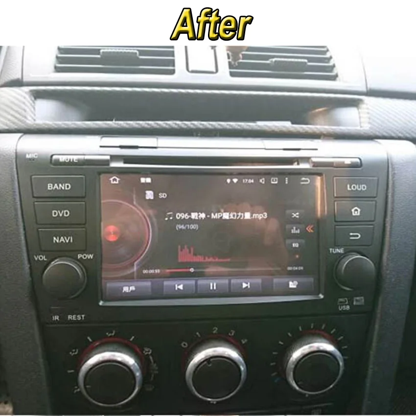 YESSUN Android 8,0 4G ram для Mazda 3 BK 2004~ 2009 Автомобильный навигатор gps мультимедийный плеер Зеркало Ссылка Радио сенсорный экран Авторадио