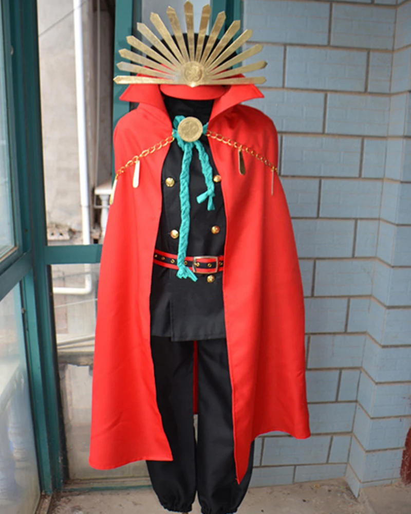 Полный комплект Fate/Grand Order Oda Nobunaga карнавальный костюм включает парик и обувь