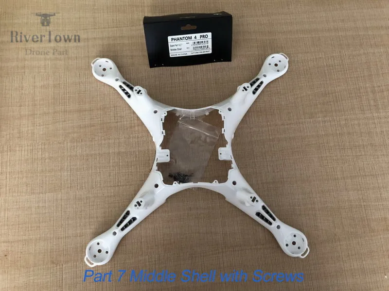 Оригинальный новый корпус DJI Phantom 4 Pro верхний/нижний с винтами Корпус Корпуса