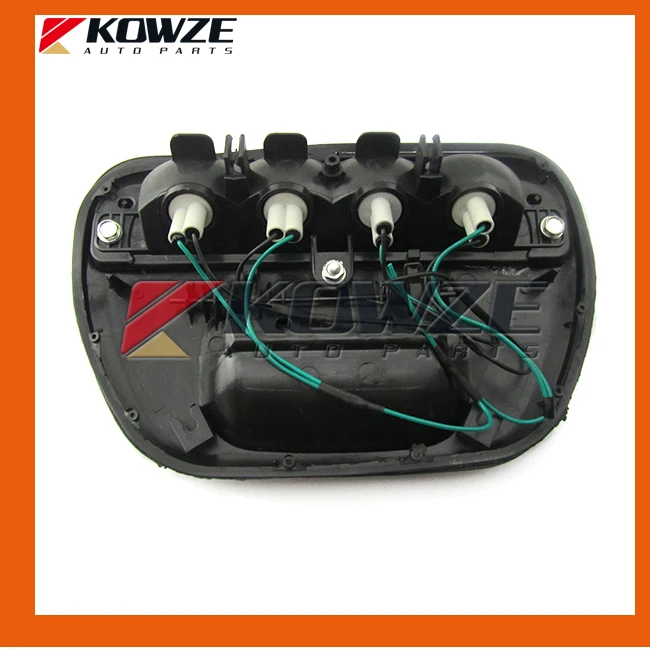 Черная задняя крышка багажника дверь Наружная ручка с крышкой &amp лампа для Mitsubishi