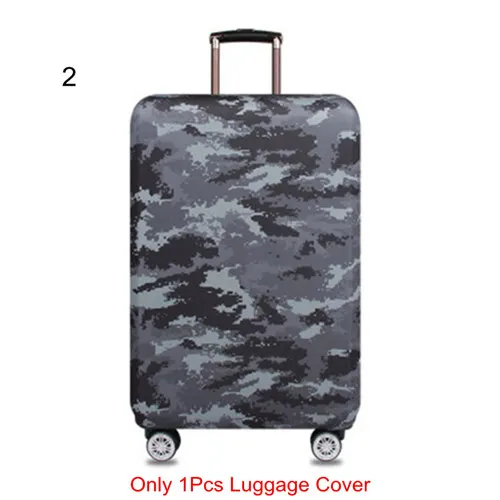 2 Luggage Cover Защитный чехол для багажа для женщин и мужчин, эластичный тканевый чехол для чемодана, защита для багажа, пылезащитный чехол, органайзер, аксессуары для путешествий - Цвет: 2 Luggage Cover