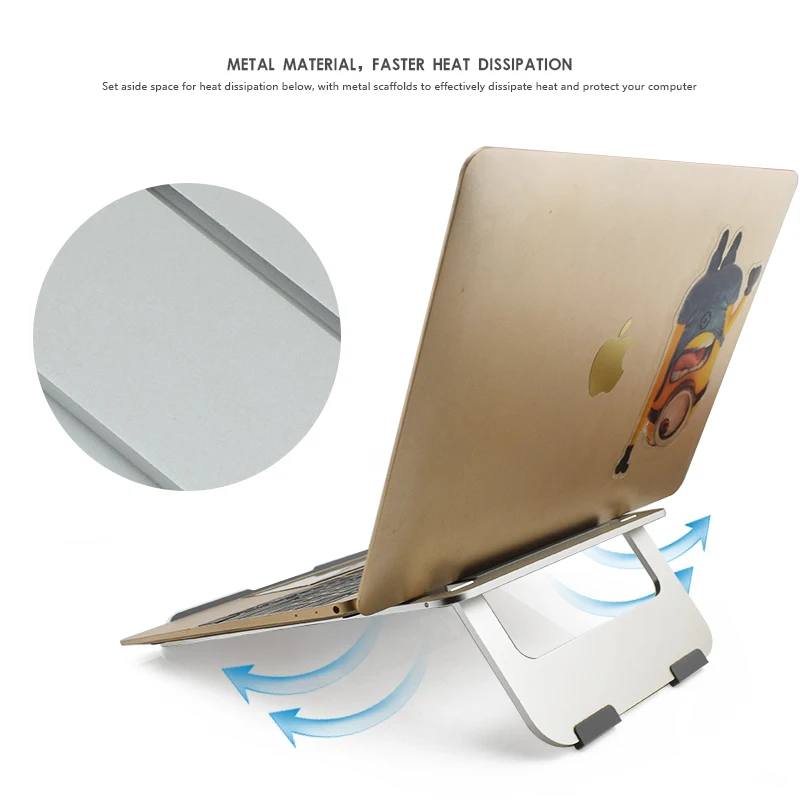 Подставка для ноутбука MacBook Pro/Air/iPad складная из алюминиевого сплава | Компьютеры и