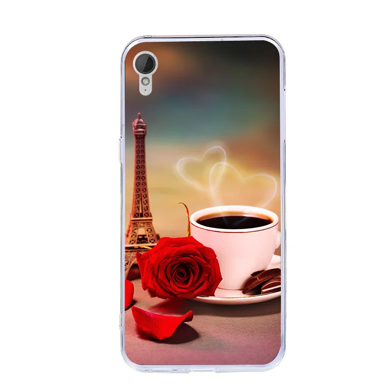 Silicone Cover For HTC Desire 825 Case Colorful Cute Animal TPU Back Covers 10 lifestyle Phone Bags Transparent |
