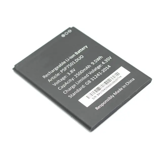 Ciszean 2 шт./лот Замена литий-ионного Батарея для рrestigio Grace R7 Оборудование PSP 7501 DUO 2500