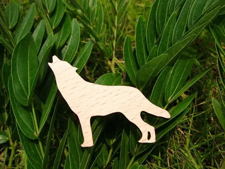 Симпатичный дизайн Модная брошь волк броши | Украшения и аксессуары