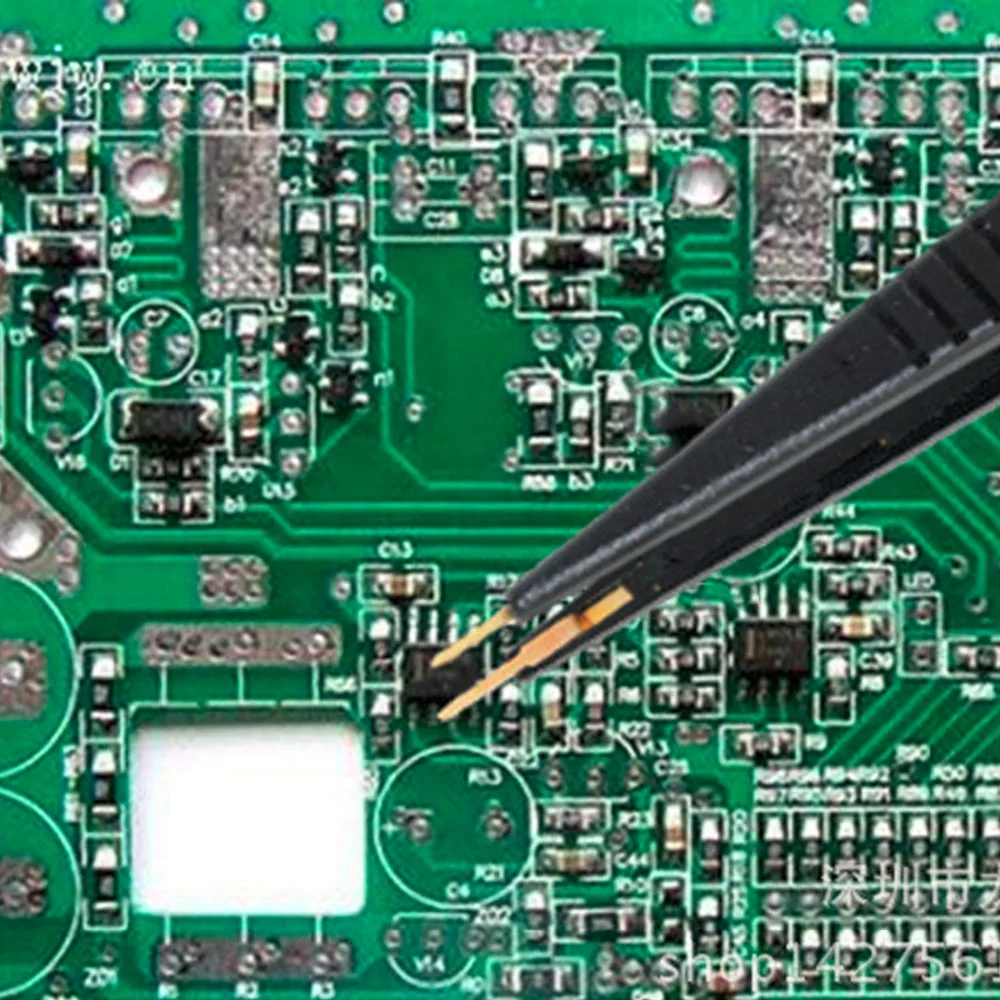 SMD Индуктор тестер клип зонд Пинцет для резистор мультиметр конденсатор метр
