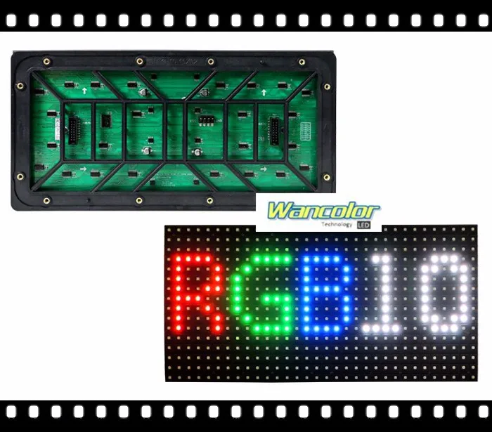 20 шт. уличный полноцветный светодиодный модуль P10 (320*160 мм) + RGB контроллер источник