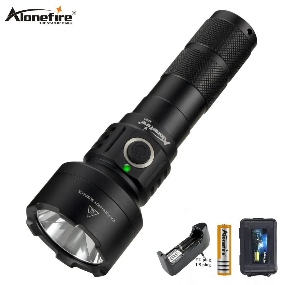 Alonefire X005 светодиодный тактический фонарь XML T6 самый мощный ручной Лучший Кемпинг