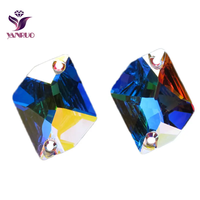 YANRUO Top AB Crystal 3265 Cosmic Стразы с плоским основанием Пришивные платья для шитья стразы