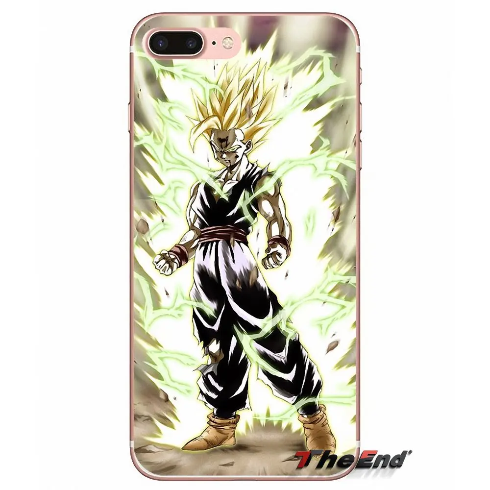Чехол DRAGON BALL Z Super Saiyan God Son Goku для Apple iPhone X 4 4S 5 5S SE 5C 6 6S 7 8 Plus 6Plus 7plus 8plus Fundas
