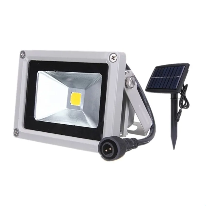 Мини Солнечный Прожектор 10 Вт Водонепроницаемый садовый Точечный светильник