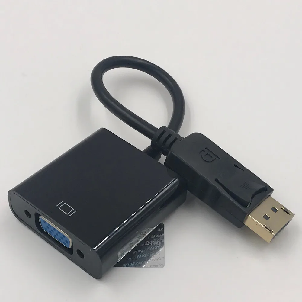 Адаптер DisplayPort для VGA адаптер Male-Female кабель DP-VGA с поддержкой конвертера 4K 1080P
