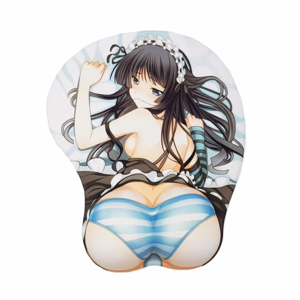 K ON! Akiyama Mio аниме 3D набедренные игровые коврики для мыши с подставкой запястья 2