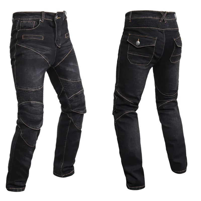 Мужские мотоциклетные джинсы MC ветрозащитные повседневные брюки для мотокросса