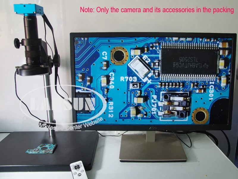 20X - 180X 21MP Full HD 1080P 60FPS HDMI USB Output Industry C-Mount Microscope Video Camera + Remote Control 4GB TF Card | Инструменты