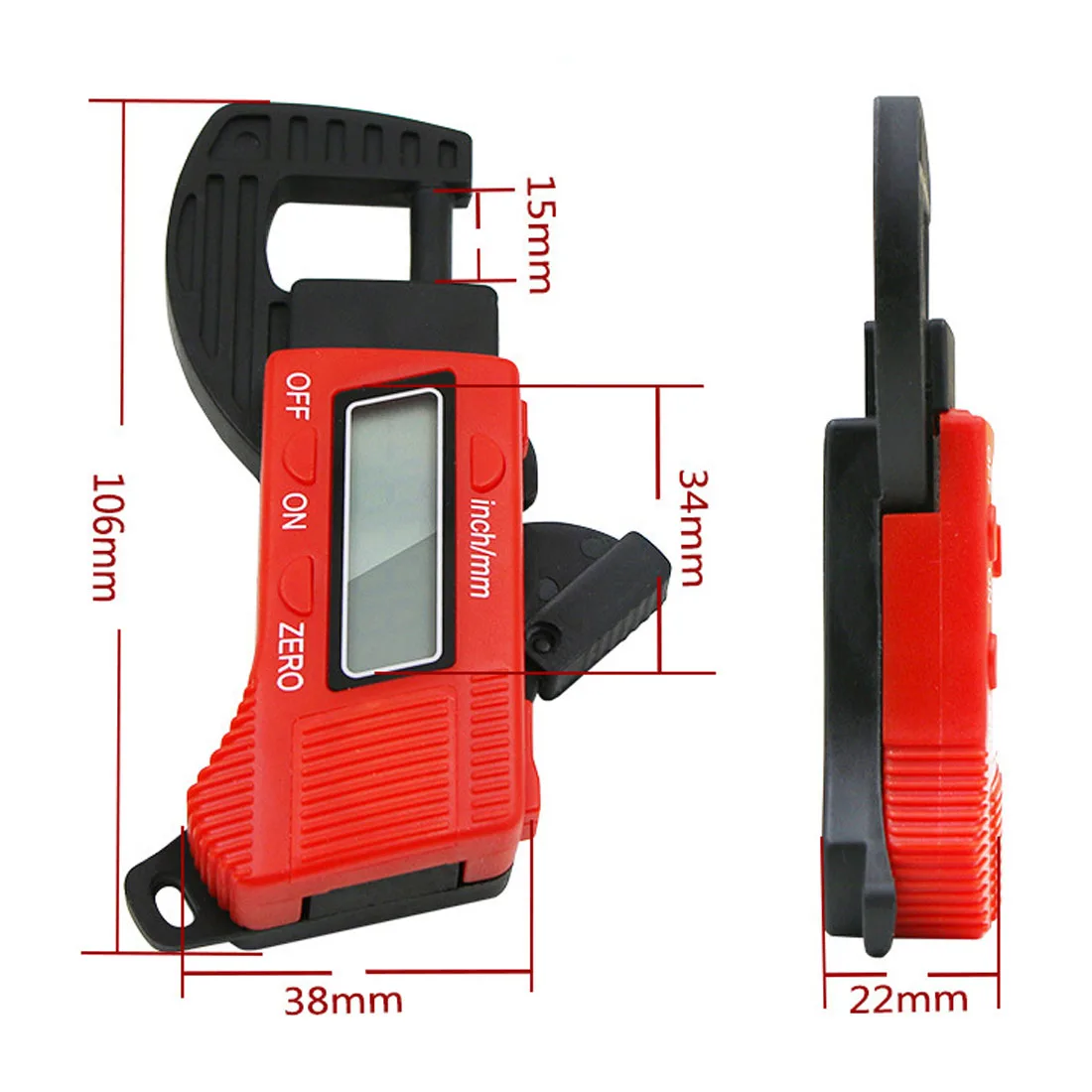 

Mini Carbon Fiber Composites Digital Thickness Gauge Measurement Tools Micrometer Gauge Digital Thickness Caliper