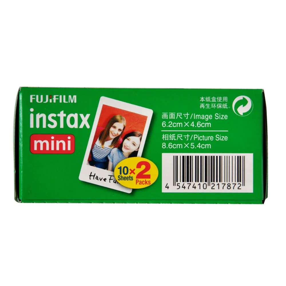 50 шт. листов Fujifilm Instax Mini Film для LiPlay 11 9 8 7s 25 70 90 мгновенная камера LINK Pinter белая рамка