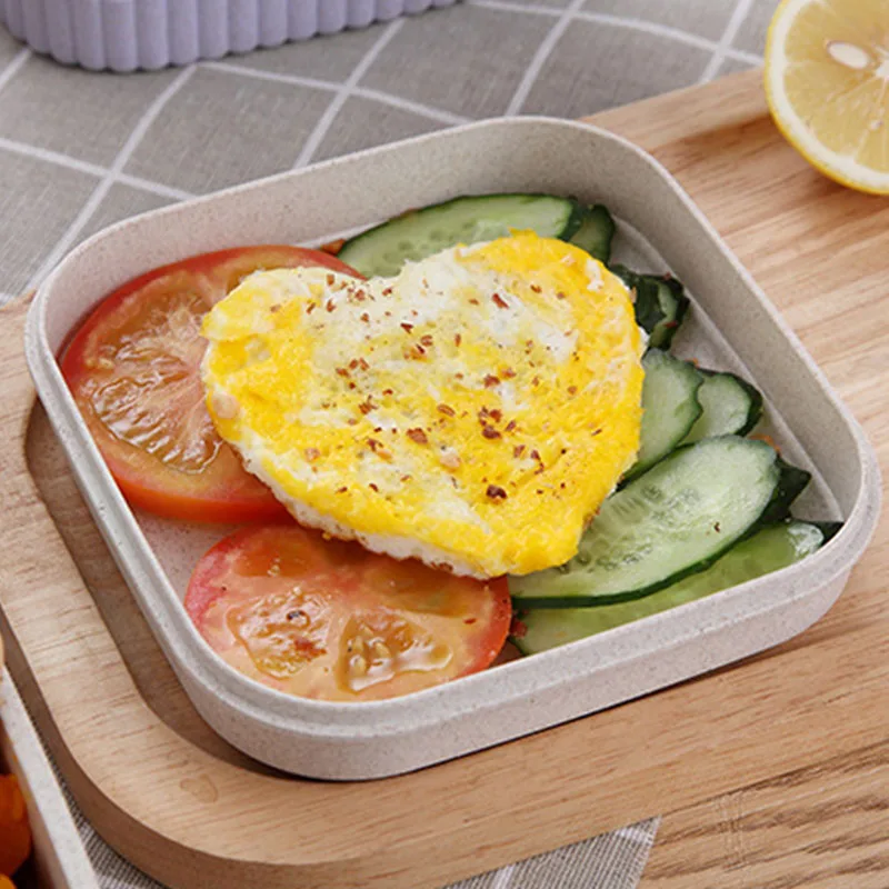 650 мл школьный Ланч бокс для детей японские Bento коробки пшеничная соломенная