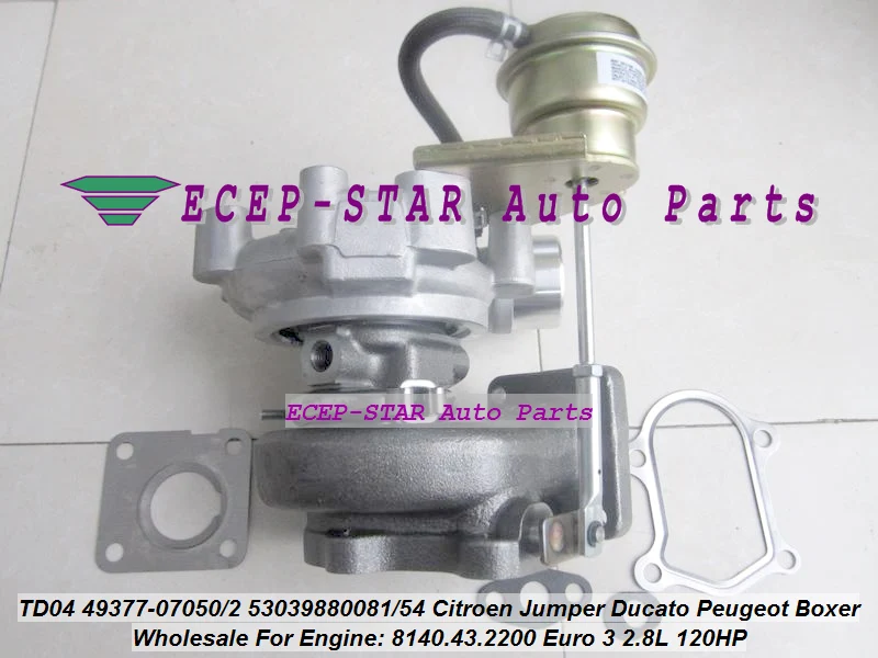 Турбокомпрессор Turbo TD04 53039700081 53039700054 49377 07050 07052 для Citroen Jumper Fiat Ducato Peugeot Boxer л|turbo