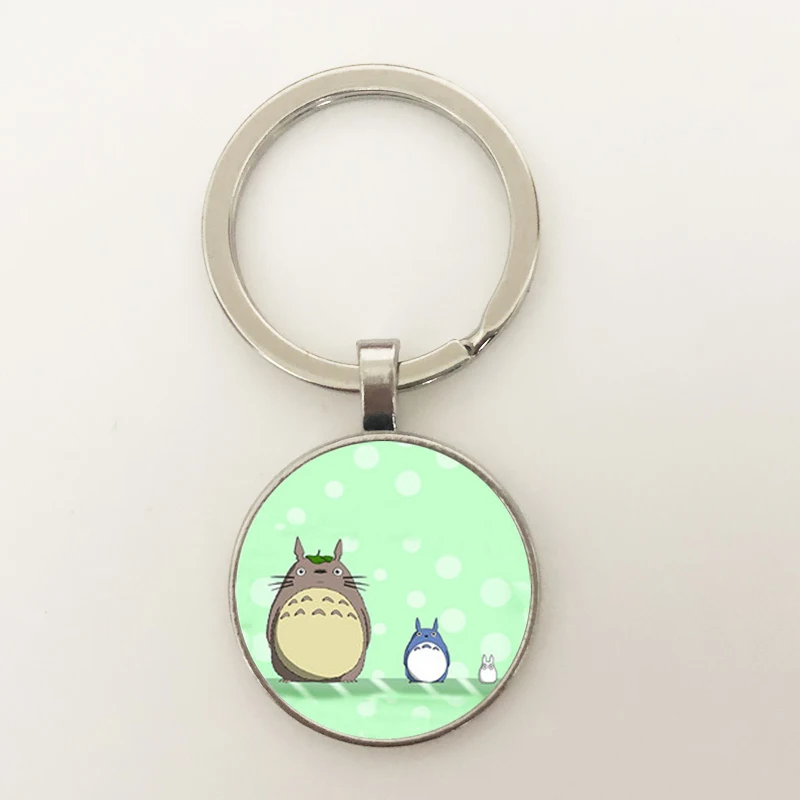 Круглый ключ GDRGYB с логотипом My neighty Totoro 8 видов стилей японский мультяшный аниме