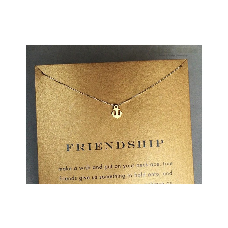 2020 Горячая продажа якорь корабля золотой цвет/серебристый единорог кулон