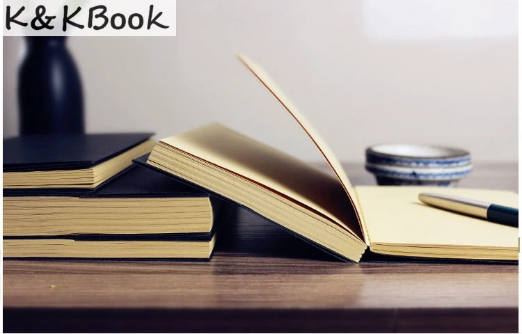 K & KBOOK винтажная крафт бумага пустые страницы альбом для эскизов канцелярские